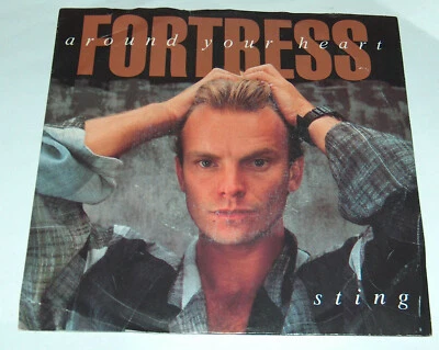45 RPM Sting Fortress Around Your Heart A&M Vinyl Picture Sleeve Only! 2767 VG - Image 1 of 2