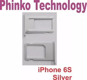 NEW iPhone 6S Nano SIM Card Tray Replacement Silver - Picture 1 of 1