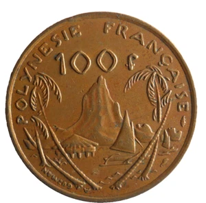 1976 Tahiti 100 Francs - Top Münze - KOSTENLOSER VERSAND - Bin #998 - Bild 1 von 2