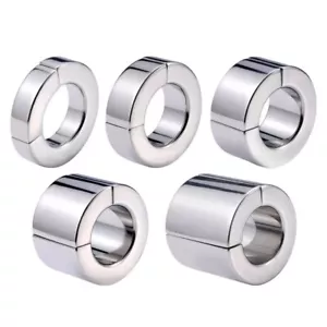 Men Ball Stretcher Weight Heavy Magnetic Stainless Steel Ball Stretching Weight - Picture 1 of 45