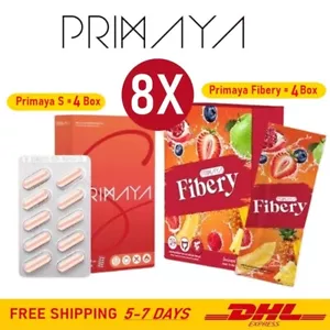 8X NUEVO Suplemento Primaya Control de Peso Alto Fibra Desintoxicación Bloqueo Quemaduras Cuerpo DHL Ex - Imagen 1 de 16