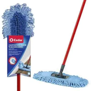 O-Cedar Hardwood Floor 'N Baseboards Microfiber Dust Mop - Picture 1 of 9