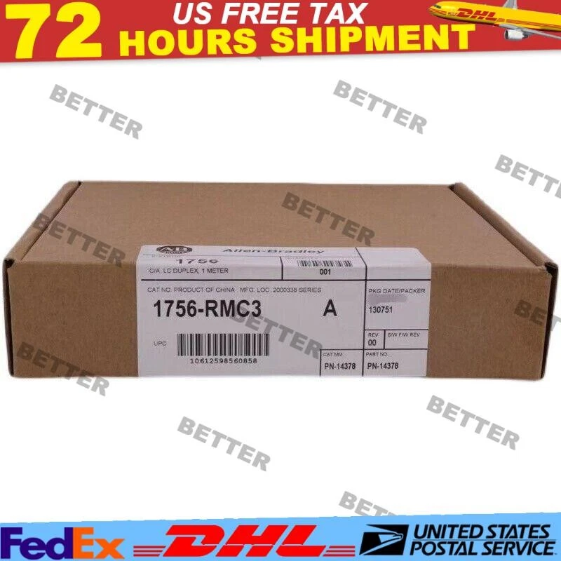 New Allen Bradley 1756-RMC3 1756-RMC3 ControlLogix 3 m RM Fiber 1756RMC3 SER A - Image 1 of 1