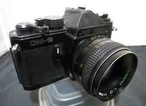 CHINON CM-3 35mm Film SLR Camera w/ Chinon 1:1.7 55mm Lens - **read desc** - Picture 1 of 9