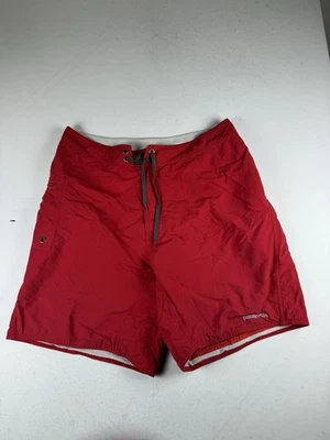 Patagonia Wavefarer Board Shorts Para Hombre 34 Rojo Playa Nadar Foto 1 de 4
