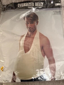 Costume Panzota oversize pancia birra pancia collo rosso Billy Bob Halloween - Foto 1 di 1