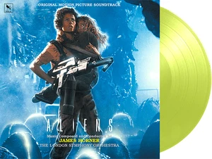 James Horner NEW Aliens OST Acid Blood Yellow Green Vinyl RSD 2021 35th Annivers - Picture 1 of 4