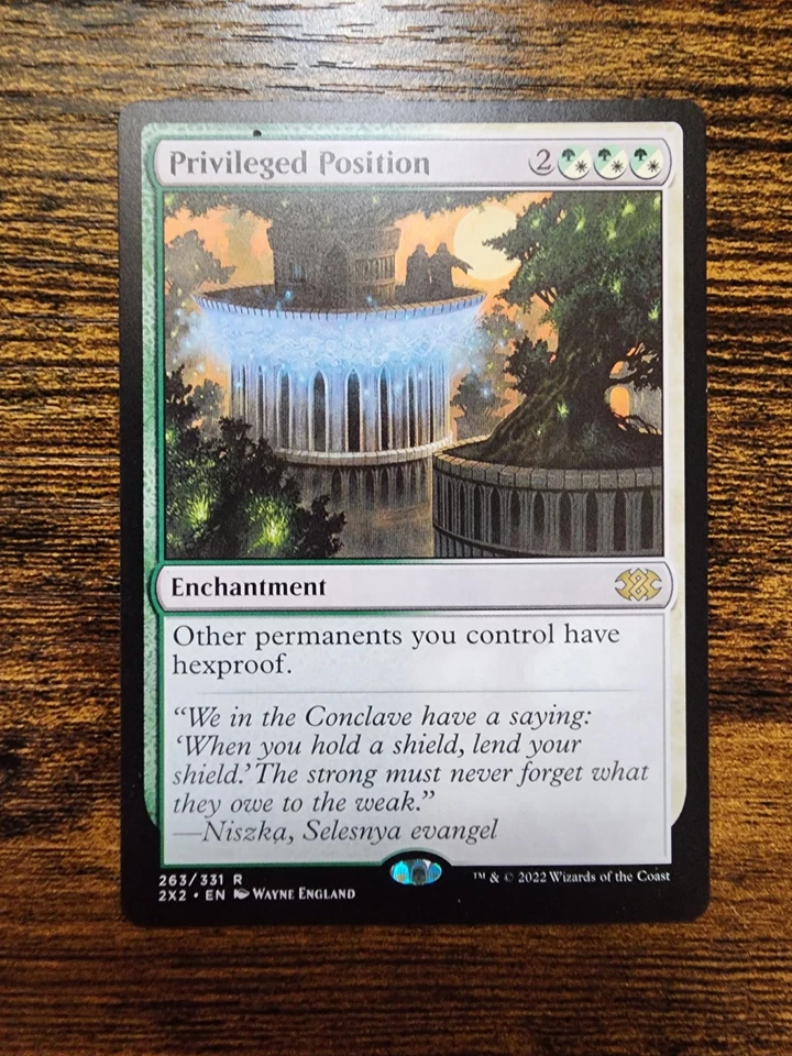 [1x] Privileged Position Near Mint, English Double Masters 2022 MTG Magic - Image 1 of 1