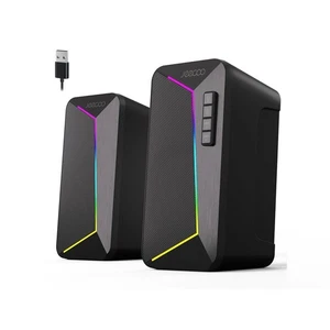 M30 Bluetooth Computer Lautsprecher, RGB PC Gaming Lautsprecher für Desktop mit Knack - Bild 1 von 2