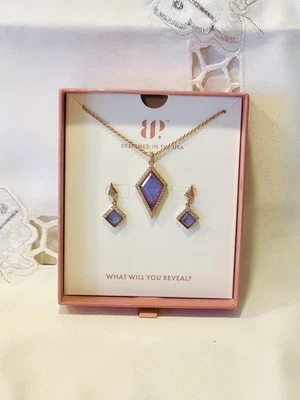 Bomb Party Simply Sets The Adelyn Set RBP6881 Lavanda Flourita Chapado en Oro Rosa Foto 1 de 4