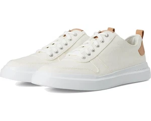 Cole Haan Mens Size 11 Med GrandPro Rally Canvas Court Sneaker Ivory Tan  New - Picture 1 of 4