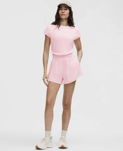 Lululemon Drapey Softstreme Strampler Gr. L Rosa Organza Neu mit Etikett - Bild 1 von 6