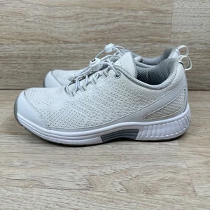 OrthoFeet 988 Coral Womens Size 9 B White Stretch Knit Comfort Walking Shoes - Picture 1 of 10