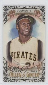 2021 Topps Allen & Ginter's Mini Black Border Roberto Clemente #11 HOF - Picture 1 of 4