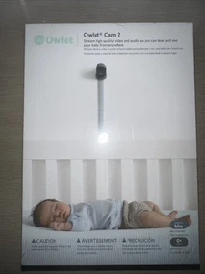 NUOVO Owlet Cam 2 HD Video Baby Cam Smart Baby Monitor BC04N67BBJ in blu prima di coricarsi - Foto 1 di 4