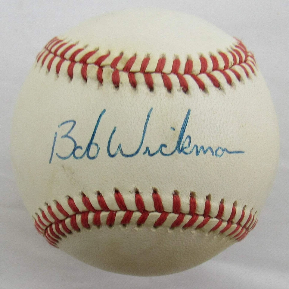 Béisbol Rawlings automático firmado por Bob Wickman B161 Foto 1 de 2