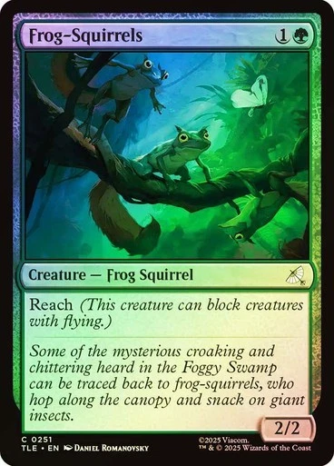 Frog-Squirrels C 251 Foil MTG TLE Magic - Image 1 of 1