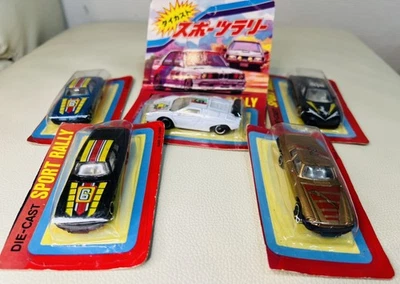 Set of 8 Retro Japanese Showa Era Cars - Image 1 of 4