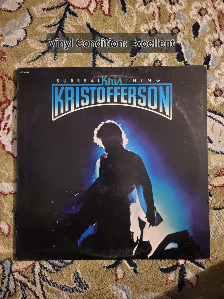 Kris Kristofferson - Surreal Thing Vinyl LP Record Album PZ 34254 EXC - Image 1 of 4