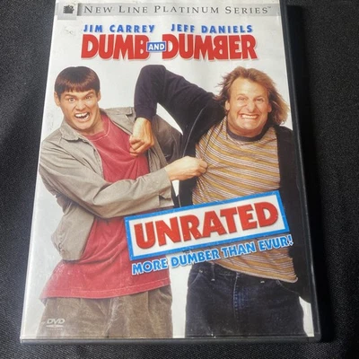 Dumb and Dumber Unrated DVD Widescreen Jim Carrey Jeff Daniels BRAND NEW SEALED - Image 1 of 3