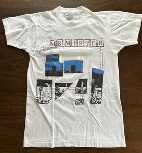 VTG Double Sided 1980s MR MISTER T-Shirt Screen Stars org USA Medium - Picture 1 of 9