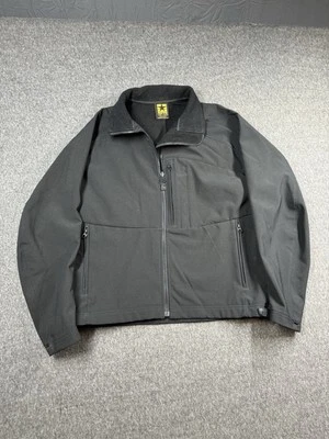 Propper 男式飞行夹克 L 黑色软壳战术羊毛全拉链 — 第 1/4 张图片