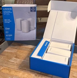 Linksys Velop Dual Band AC3600 router WiFi mesh intelligente - confezione da 3/NUOVO/C-DETTAGLIO! - Foto 1 di 20