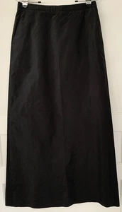 Maxi Falda Saks Fifth Avenue Collection 109% Seda Talla 10 Negra - Imagen 1 de 6