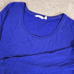 Suéter Athleta Para Mujer Hannover Cuello en V Azul XS Lana Merino Extra Fina Tejido Suave - Imagen 1 de 10