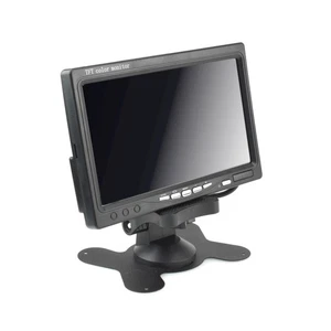 OVP: 7" TFT Monitor AUTO PKW KFZ mit Standfuß/ Einbaurahmen/ Lautsprecher - Picture 1 of 6