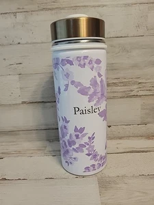Pottery Barn Teen Love Shack Fancy Garden Party Trinkflasche Monogramm Paisley  - Bild 1 von 3