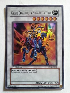 Y0076 YU-GI-OH! GAIA IL CAVALIERE LA FORZA DELLA TERRA 5DS1-IT042 1A EDIZIONE IT - Foto 1 di 1