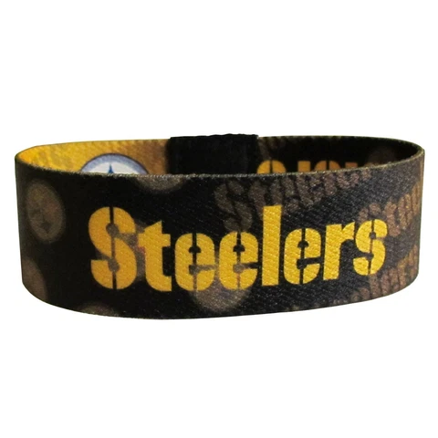 PITTSBURGH STEELERS STRETCH WRIST BRACELET  NFL Licensed Product  New In Package Cover