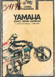 USED 1968-1972 Yamaha 3 and 7 Port Enduros Clymer Motorcycle Repair Manual - Picture 1 of 1