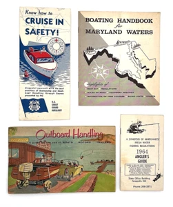 Early 1960's Fishing & Boating Safety and Handling Booklets and Brochure - Picture 1 of 14