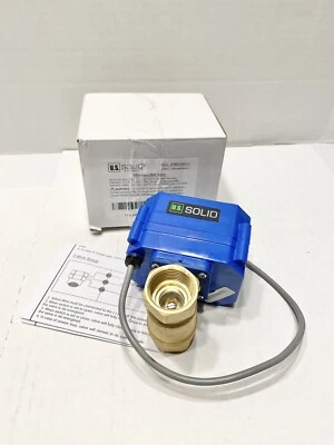 U.S. Solid 3/4" NPT Motorized Ball Valve 9V 12V 24V DC 5-Wire Brass - Image 1 of 4