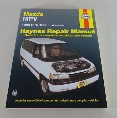Manual De Reparación Haynes Mazda MPV Mj. 1989 Hasta 1998 Todos Los Modelos - Imagen 1 de 4