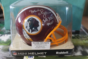 "MARK RYPIEN " SIGNED WASHINGTON REDSKINS MINI-HELMET (JSA) - Picture 1 of 3