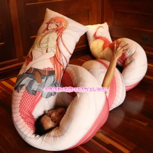 700cm Monster Musume no Iru Nichijou Miia Hugging Body Pillow Case Cover 2way - Bild 1 von 7