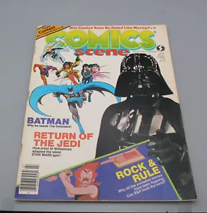 July 1983 COMIC SCENE #10 Batman Jedi O'Quinn & Jacobs Magazine - Picture 1 of 5