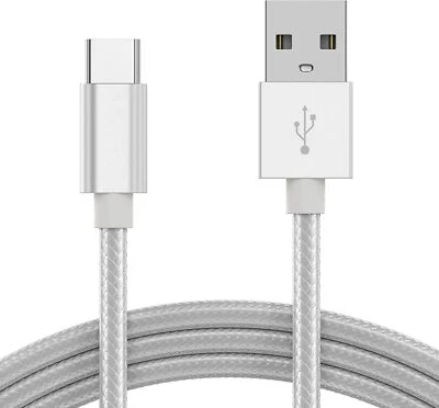 Cable cargador rápido tipo C USB-C de 1/3/6/10 pies para S8 S9 S10 Edge Plus Note 8 10 N8 Foto 1 de 4