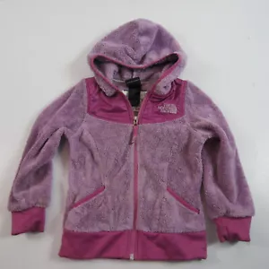 The North Face Fleece Jacket Girls XXS 5 Purple Hooded - Picture 1 of 6