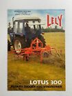 Lely Lotus 300 rotierender Tedder und Windrower Verkaufsbroschüre *1970er (Showroom Buch)