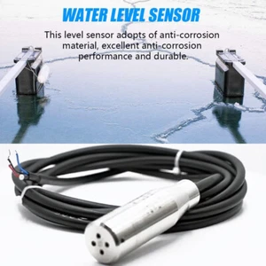 DC 24V 4-20mA Einwurf Füllstandsensor Niveausensor Füllstandsender Sensor DE - Bild 1 von 13