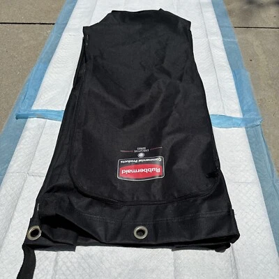 Bolsa de lona executiva Rubbermaid comercial 1966888 17,5" x 33" 30 gal - preta nova - Imagem 1 de 4