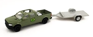 NEW! 1:32 ERTL Crew Cab Pickup Truck w/Utility Trailer - Picture 1 of 2