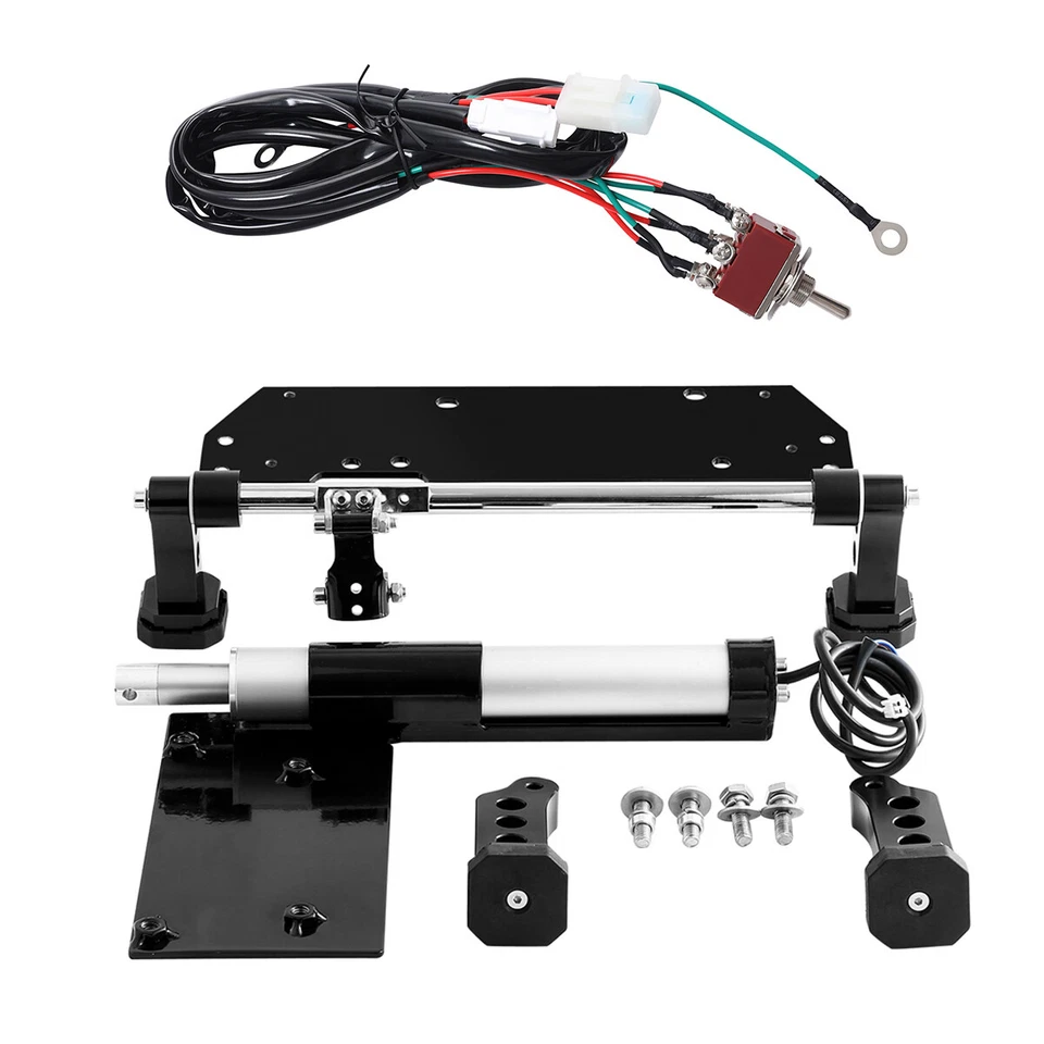 Soporte central eléctrico apto para Harley Road Street Glide Bagger 2017-2025 2022 21 Foto 1 de 4