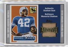 2001 Topps Archives Reprint Stadium Seat Relics Lenny Moore #AS-LM HOF