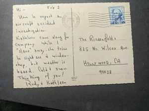 APO 09012 RAMSTEIN AIRBASE, GERMANY 1971 Air Force Cover Soldier's Mail Postcard - Picture 1 of 2