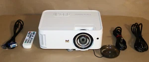ViewSonic PS600W Kurzdistanz-DLP-Projektor. 3500 Lumen. 711 -927 Betriebsstunden Lampe - Bild 1 von 18